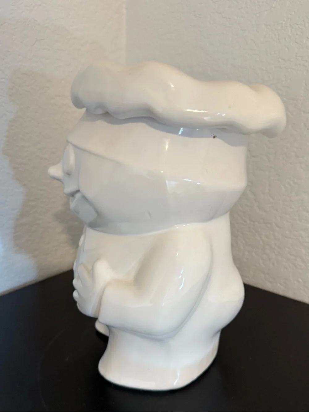 Ceramic VINTAGE McCOY PILLSBURY DOUGHBOY BOBBY BAKER COOKIE JAR – 10” UNPAINTED
